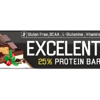 Nutrend Excelent Protein Bar Double čokoláda + nugát s brusinkami v mléčné čokoládě 85 g