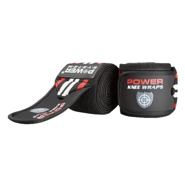 Power System Bandáž na kolena PS-3700 červená - 7.5x200cm