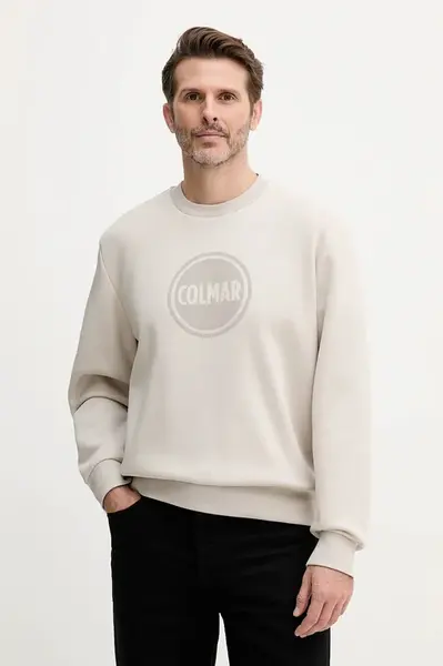 Mikina Colmar pánská, šedá barva, s potiskem, 6247.1WX