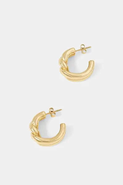 Pozlacené náušnice EDBLAD Twist 127939