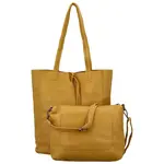 Dámsky set kabeliek žltý - Paolo bags Marika