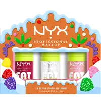 NYX Professional Makeup Gingerbaddie Land Fat Oil dárková sada na rty