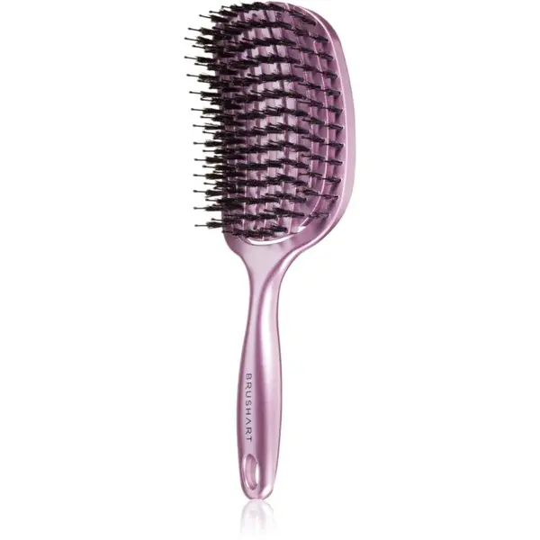 BrushArt Hair Vent blowdry hairbrush with boar bristles kefa na vlasy so štetinami z nylonu a diviaka Large 1 ks