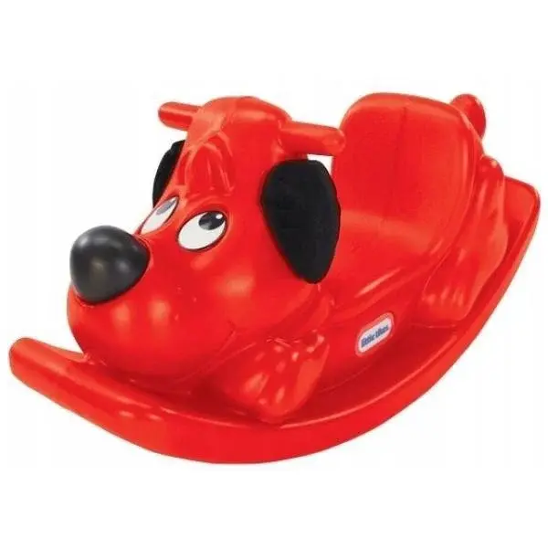 Little Tikes Houpací pejsek - červený