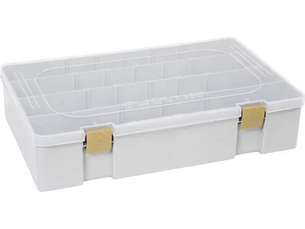 Westin krabička w3 tackle box grey/clear 36 x 22,5 x 8 cm