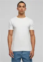 Fitted stretch T-shirt white