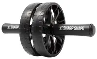 SharpShape Posilovací kolečko DUAL WHEEL černé