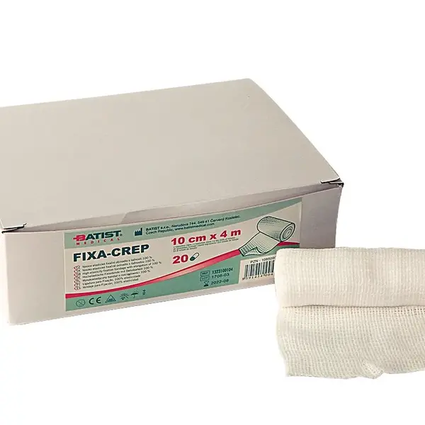 Fixa-crep Obinadlo fixační  10 cm x 4 m 20 ks