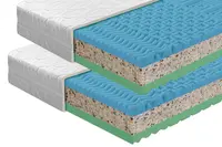 Matrac Benab CompactMax 16 1+1 H4 80 x 195 cm Penový matrac 16 cm sendvičový zónová ortopedické
