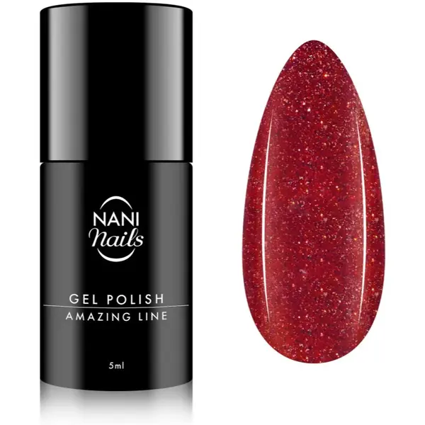 NaniNails NANI Amazing Line gelový lak na nehty odstín Ruby Spark 5 ml