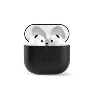 Silikonové pouzdro Epico pro AirPods 4, černá