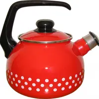 METALAC Čajník červený, puntík 20cm 2lt
