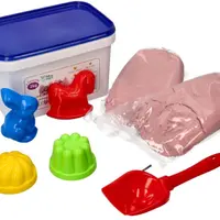 Adam Toys Adam Toys Kinetický písek - pudrový - 2kg + mix formiček zdarma
