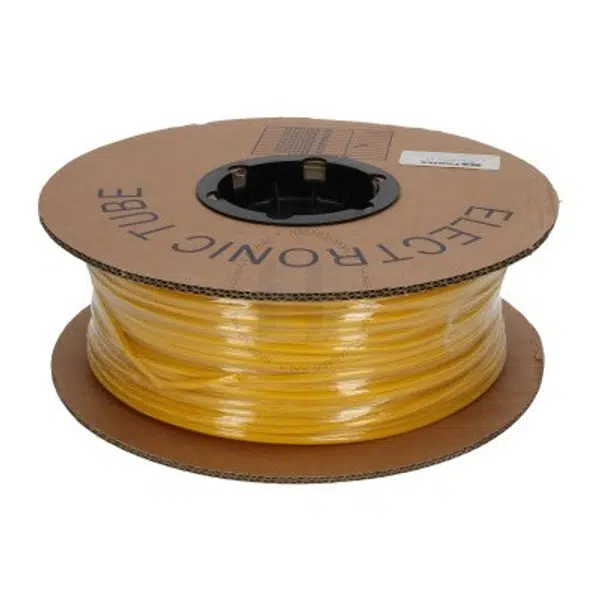 Popisovací PVC bužírka kruhová 10,0mm, žlutá, 100m
