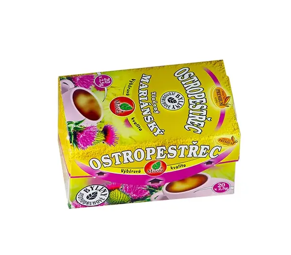 Milota Ostropestřec mariánský porcovaný čaj 20x2,5 g