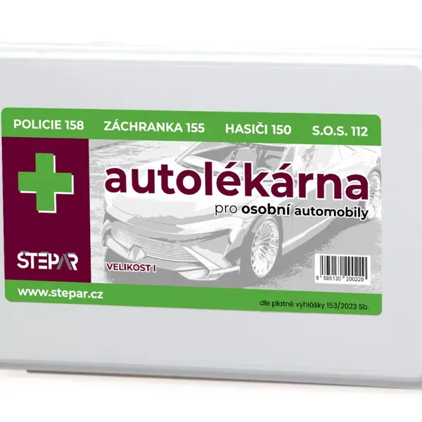 ŠTĚPAŘ Autolékárnička velikost I. - krabice, 153/2023 Sb.