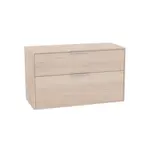 Roca Optica kúpeľňová skrinka bez umývadla 98,5x58x45,5 cm svetlý dub OPTDESK1002ZJ