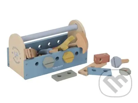 Box s náradím drevený Blue