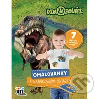 Omalovánky s nažehlovacími obrázky Dinosauři - kniha z kategorie Omalovánky