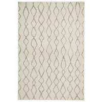 TKANÝ KOBEREC, 160/235 cm, krémová, šedá