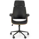 Otočné kreslo Weber orech/čierna