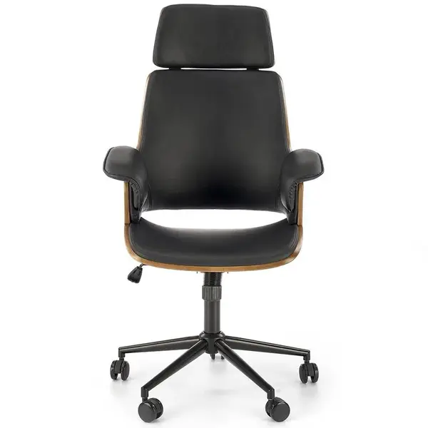 Otočné kreslo Weber orech/čierna