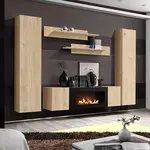 Obývacia stena Fly Hj Fy M1 Hickory Jackson/Biokrb