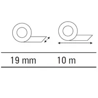 Páska izolační černá 19 mmx10 m