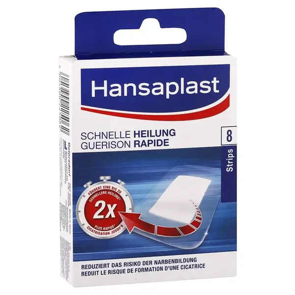 Hansaplast  Rapide náplast na urychlení procesu hojení poranění 8 ks
