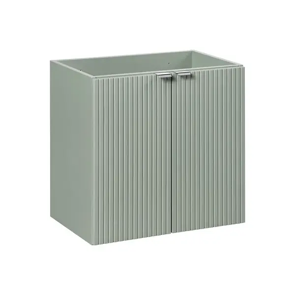 Kúpeľňová skrinka Line Reed Green 60 dvere šalvia