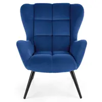 Kreslo Tyrion námornícka modrá/čierna