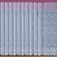 Žakarová záclona 660/D72/150 biely. Tovar na mieru