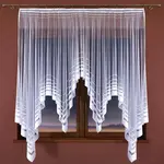 Žakarová záclona Anelma E358/biela/150x180