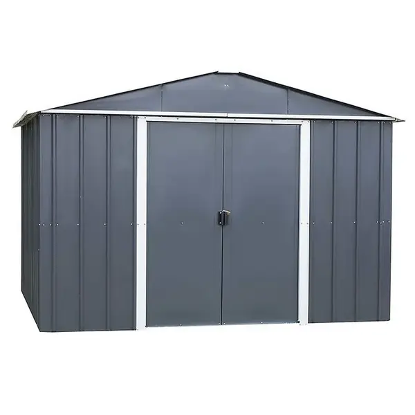 PLECHOVÝ ZAHRADNÍ DOMEK 202X137CM ŠEDÝ, J-65AEYZ
