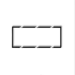 DRW-3 Trojitý čierny rám