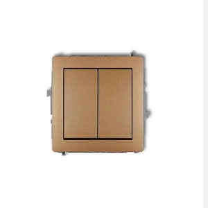 DWP-2 Dvojitý vypínač zlatý