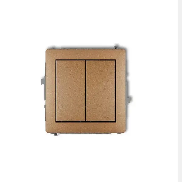 DWP-2 Dvojitý vypínač zlatý