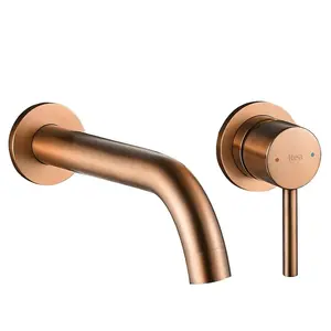 Podomietková batéria REA LUNGO brúsená meď + BOX