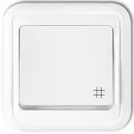 L WPT-6 krížový vypínač Liza biely
