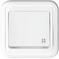 L WPT-6 krížový vypínač Liza biely