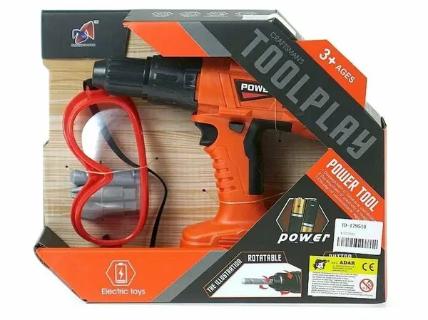 Dětská aku vrtačka s výměnnými nástavci