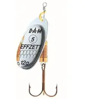 Dam třpytka effzett standard spinner silver-velikost 5 hmotnost 12 g
