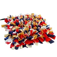 Čmuchacíkoberečky.cz® Čmuchací kobereček extra hustý ČERVENO-BÍLO-ŽLUTO-MODRÝ 1242/60X