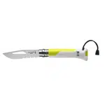 Opinel N°08 Inox Outdoor fluo yellow Zavírací nůž