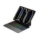 JP Magnetic Keyboard MK09 Aluminium pouzdro na tablet, iPad Pro 13 2024 / 2025, černé