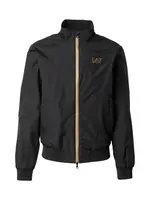 EA7 Emporio Armani Prechodná bunda  zlatá / čierna