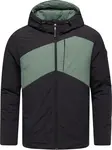 Ragwear Zimná bunda 'Cassey'  mätová / čierna