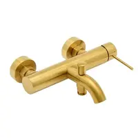 Vaňová batéria SAT Aurum bez sprchového setu 150 mm brúsená zlatá SATBAUR222BG