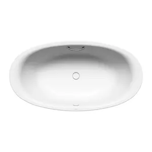 Kaldewei Ellipso Duo Oval oválna vaňa 190x100 cm smaltovaná oceľ ľavá aj pravá alpská biela 286210113001