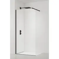 Sprchová zástena Walk-in 150 cm SAT čierna SATBWI150PRC